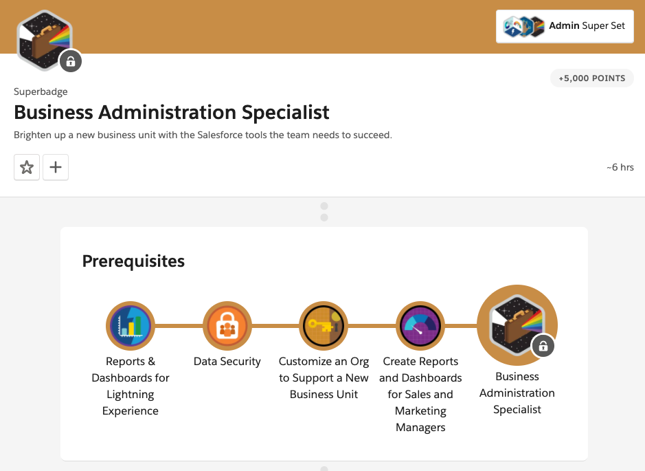 Business Administration Specialist Superbadge