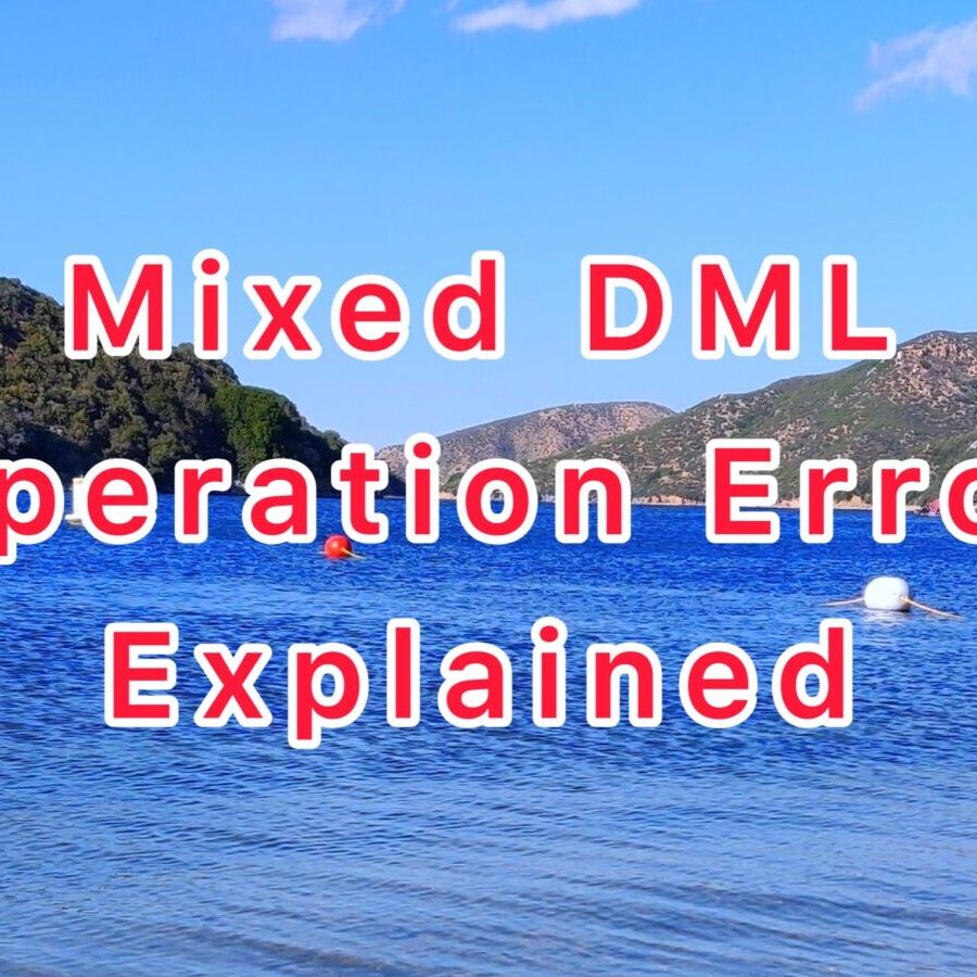 Mixed DML Operation Error Explained