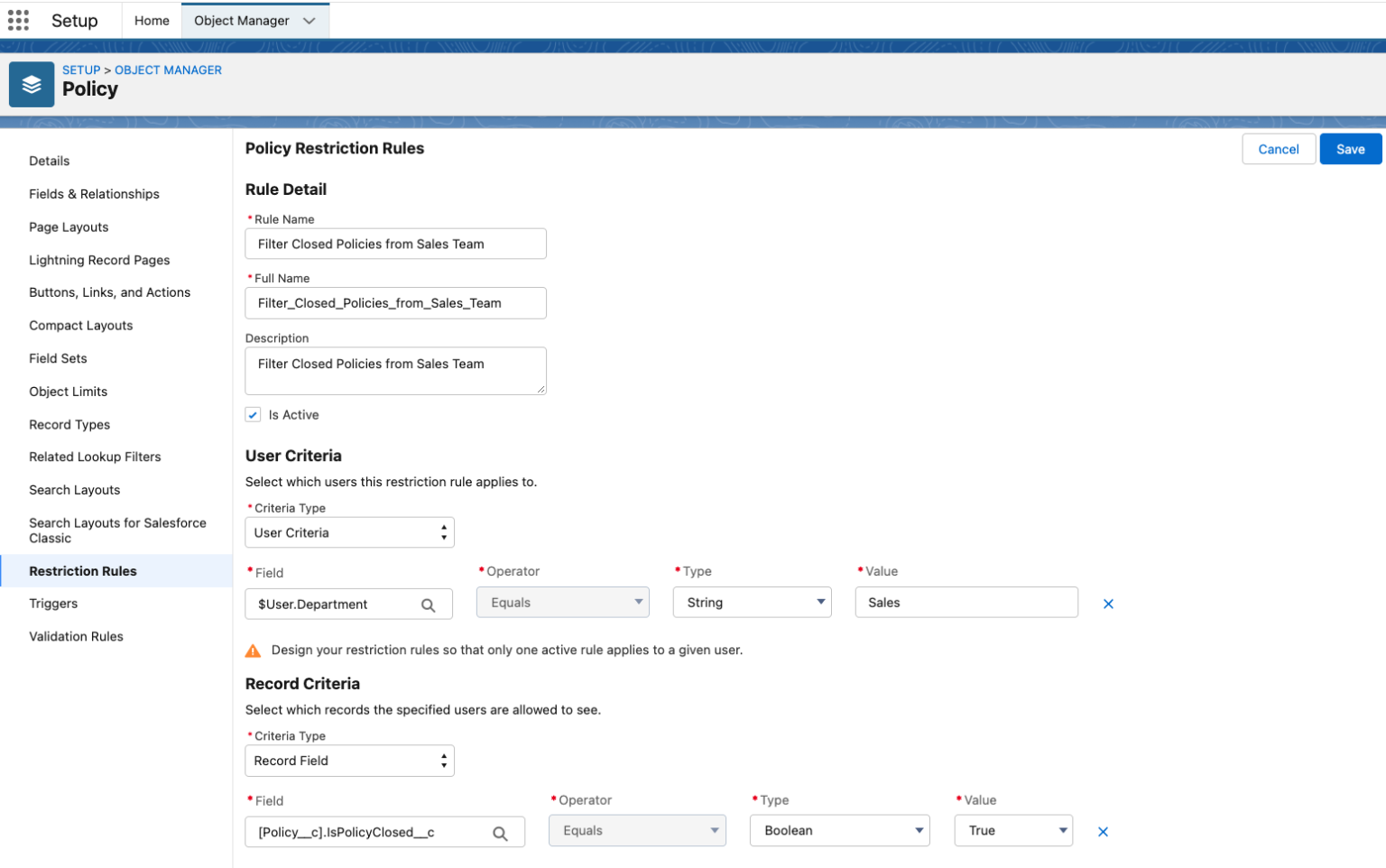 Salesforce Restriction Rules Explained Dydc 1379