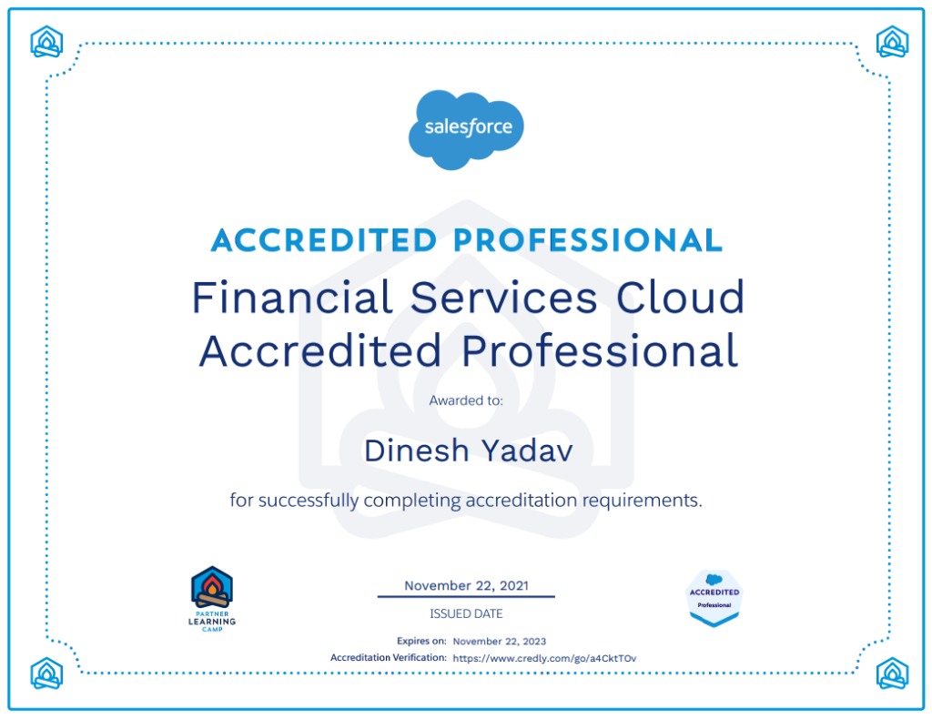 Financial Services Cloud Accredited Professional