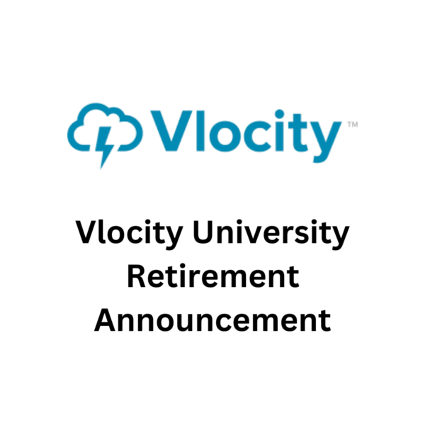 Vlocity University Retirement Announcement