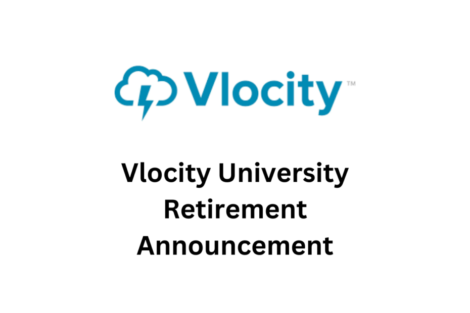 Vlocity University Retirement Announcement